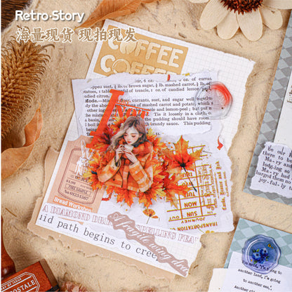 16 Pcs Winter Warmth Series Winter Girls Character Theme Stickers