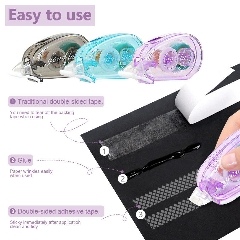 1pc High Viscosity Transparent Adhesive Flip cover Dot Glue Tape