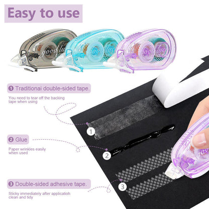 1pc High Viscosity Transparent Adhesive Flip cover Dot Glue Tape