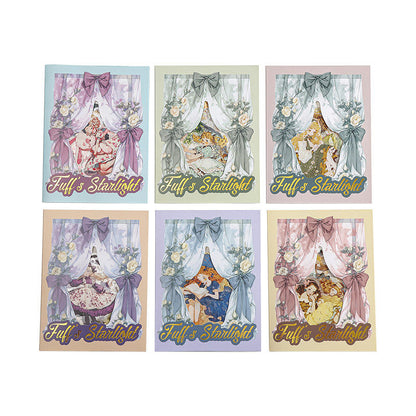 20 Pcs Fufu's Starry Series Lolita themed Retro Character Stickers