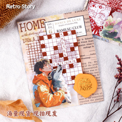 15 Pcs Scratchbook Series Base Layering Collage Decorative Stickers