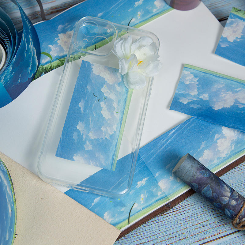2M Roll Peeping Clouds Series Clouds Sky Theme Washi Tape
