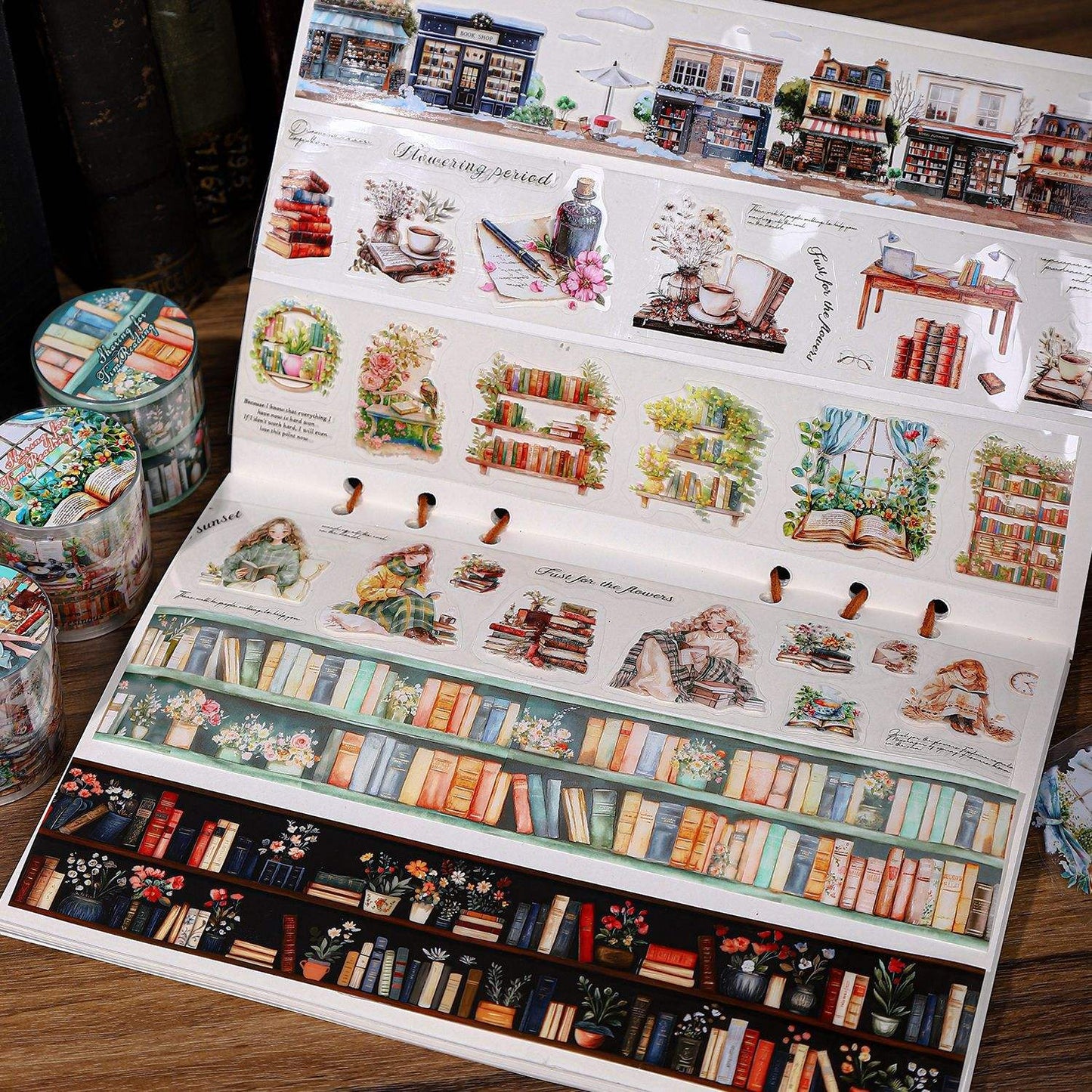 1 Roll Reading Time Together Series Street Corner Book Tape