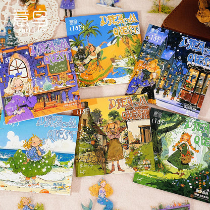 15 Pcs Dream Journey Series Fairy Tale Theme Sticker Pack