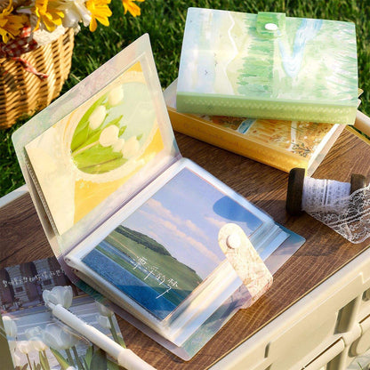 1 Pc Storage Album Four Seasons Like a Song Series Sticker Storage Album