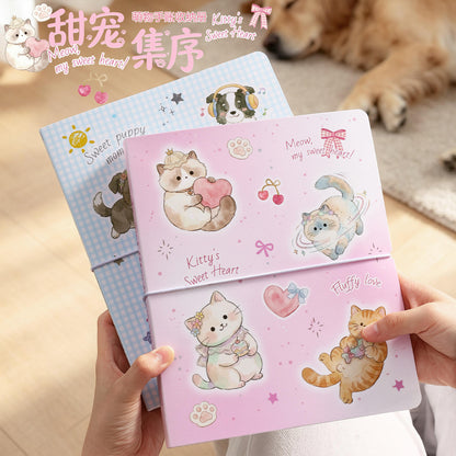1 Pc Sweet and Cute Cats and Dogs Organizer or Photo Album Notebook