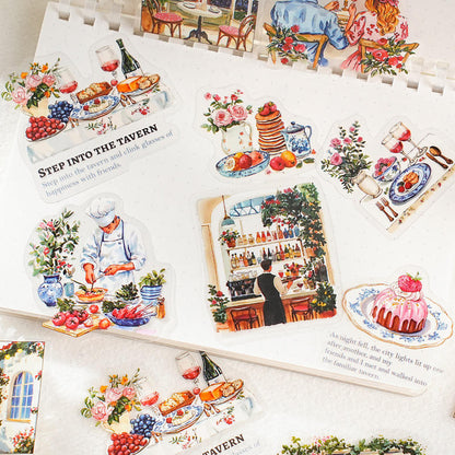 30 Pcs Let's Hang Out Series Casual Character sticker pack