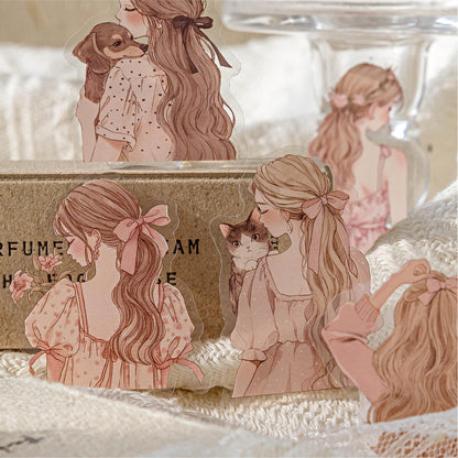 30 Pcs Turning Point Series Elegant Character Holiday Decorative Sticker