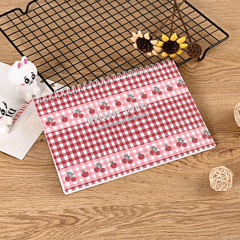 1 A5 Book of Double-Sided Spiral-Bound Release Paper for Sticker Storage