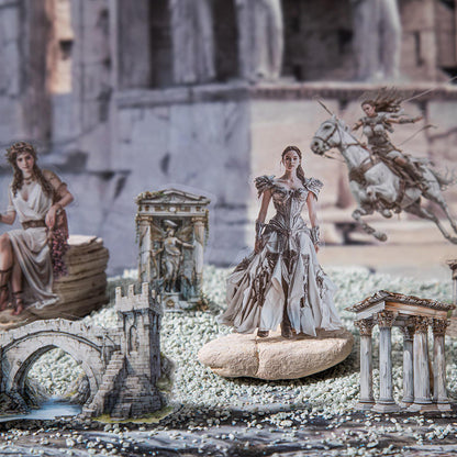 20 Sheets Fantasy Occupation Dual-Material Character Scenery Sticker Book