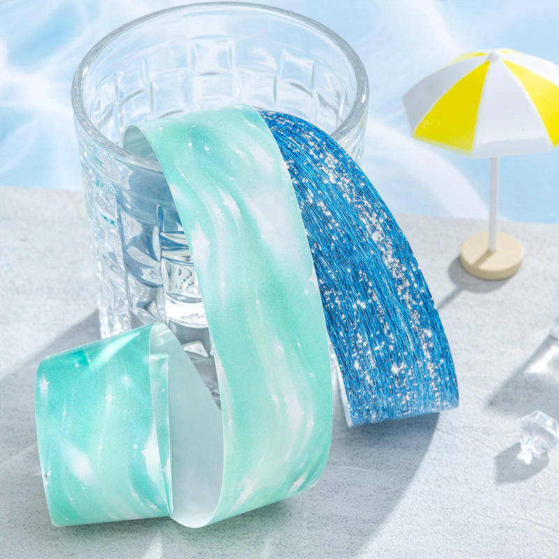 1 roll of Sparkling Shimmering Waves series ripple decorative tape