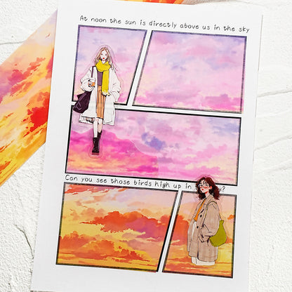 2M Roll Sky Cloudscape Series Sky-Themed Pet Tape