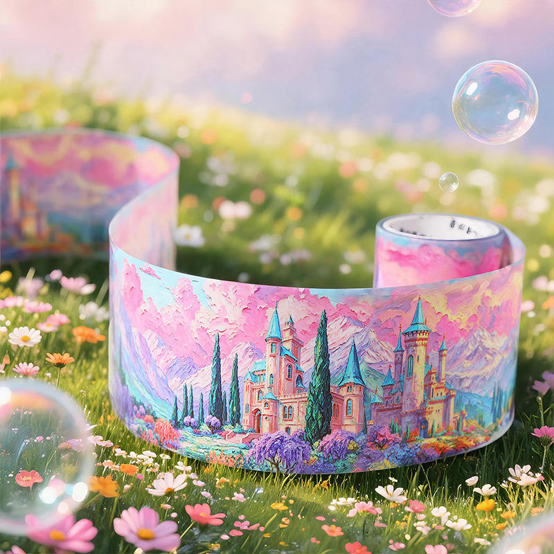 1 Roll Dream Manor Series Dreamy Castle Scenes Tape