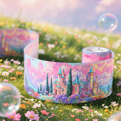 1 Roll Dream Manor Series Dreamy Castle Scenes Tape