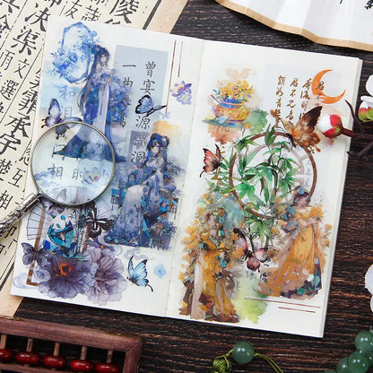 10 Pcs Yaoguang Fairy Laser Scenery Sticker Pack