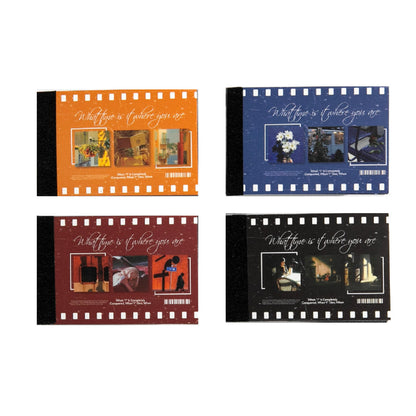 50 sheets Retro Scenery What Time Is It Over There Series Collage Sticker Book