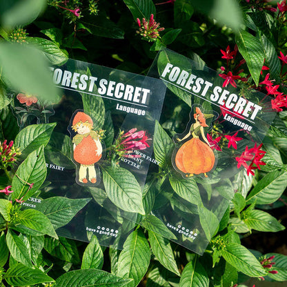 30 Pcs Beautiful Day Forest Secrets Series Bottle Stickers
