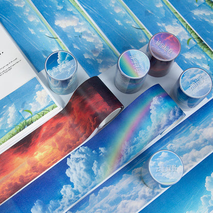2M Roll Peeping Clouds Series Clouds Sky Theme Washi Tape