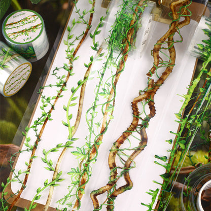 1 roll Forest Vine Branches Pet Tape For Scrapbooking