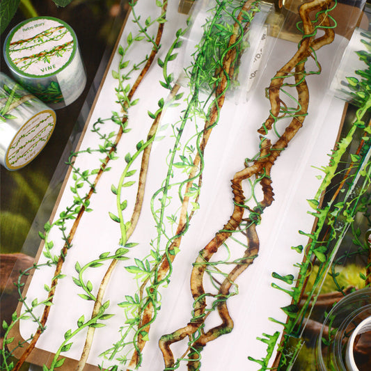 1 roll Forest Vine Branches Pet Tape For Scrapbooking