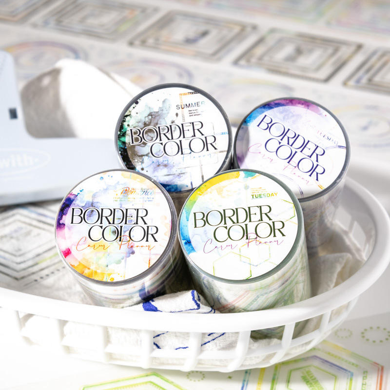 2M Roll Frame Color Series Basic Frame Pre Cut Pet Tape