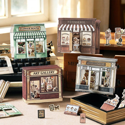 All-in-One Craft Kit Small Shop Series: 3D House DIY Journal