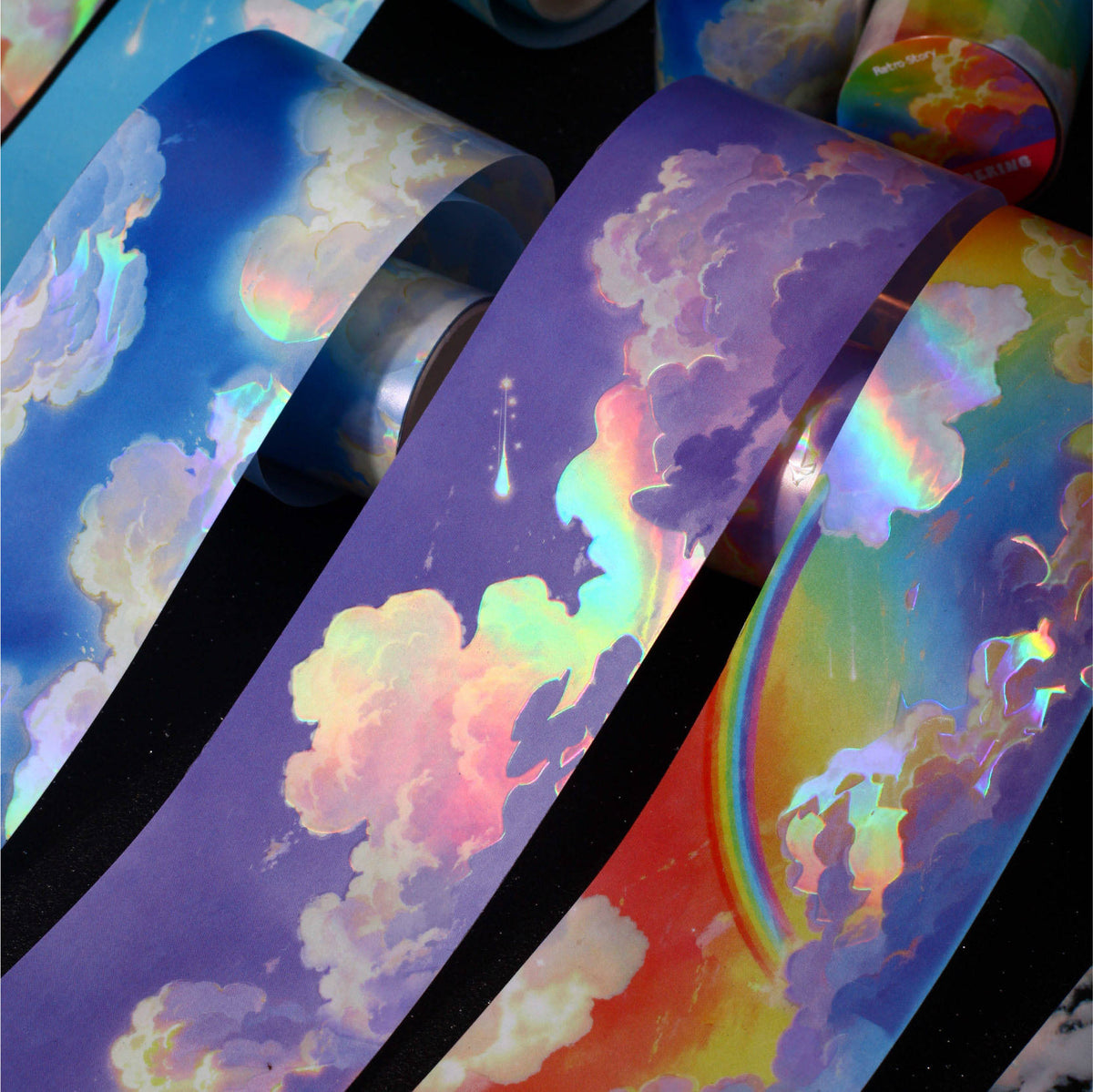 1 Roll Journey Through The Clouds Series Clouds and Sunset Theme Tape