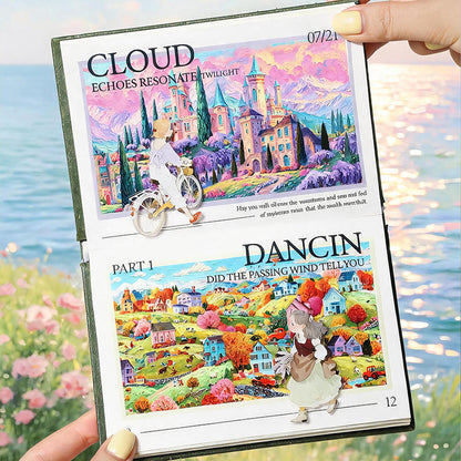 1 Roll Dream Manor Series Dreamy Castle Scenes Tape