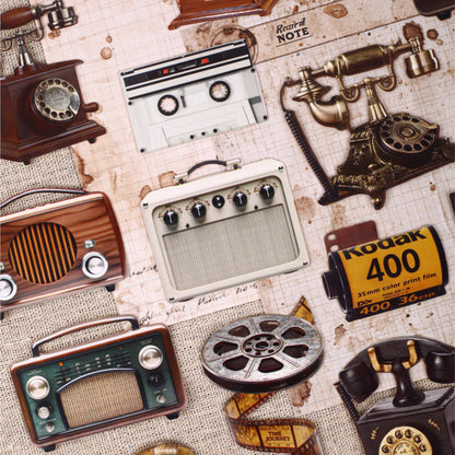 10 Pcs Vintage Voice Series Retro DIY Journaling Stickers