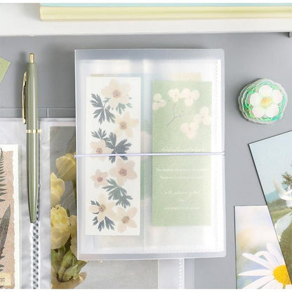1 Pc Double Page Sticker Card Organizer Album Sticker Storage