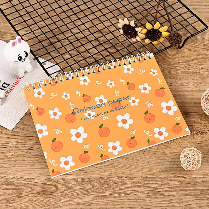 1 A5 Book of Double-Sided Spiral-Bound Release Paper for Sticker Storage