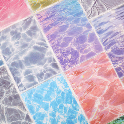 16 Sheets Shimmer Series Water Ripple Decorative Materials for Scrapbooking