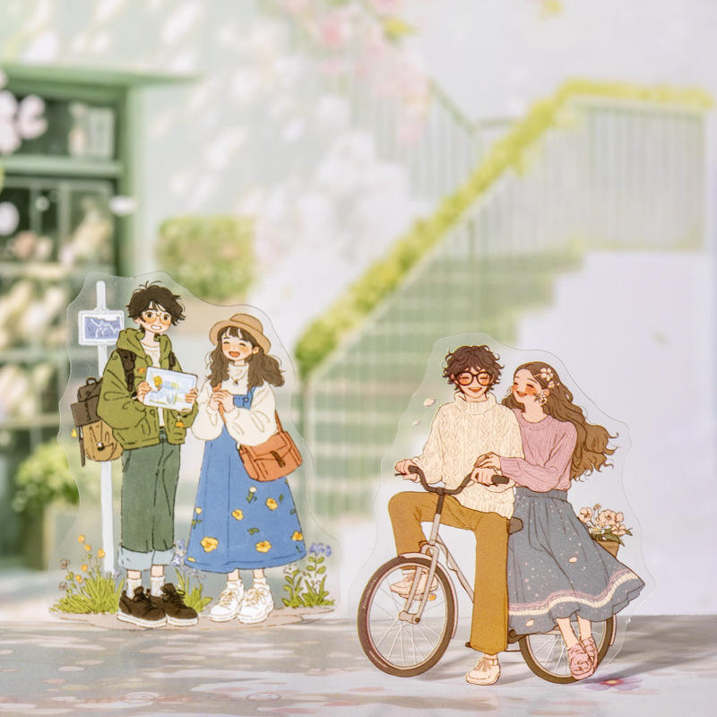 20 Pcs Love Evolution Series Couple Theme Stickers