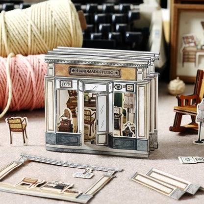All-in-One Craft Kit Small Shop Series: 3D House DIY Journal