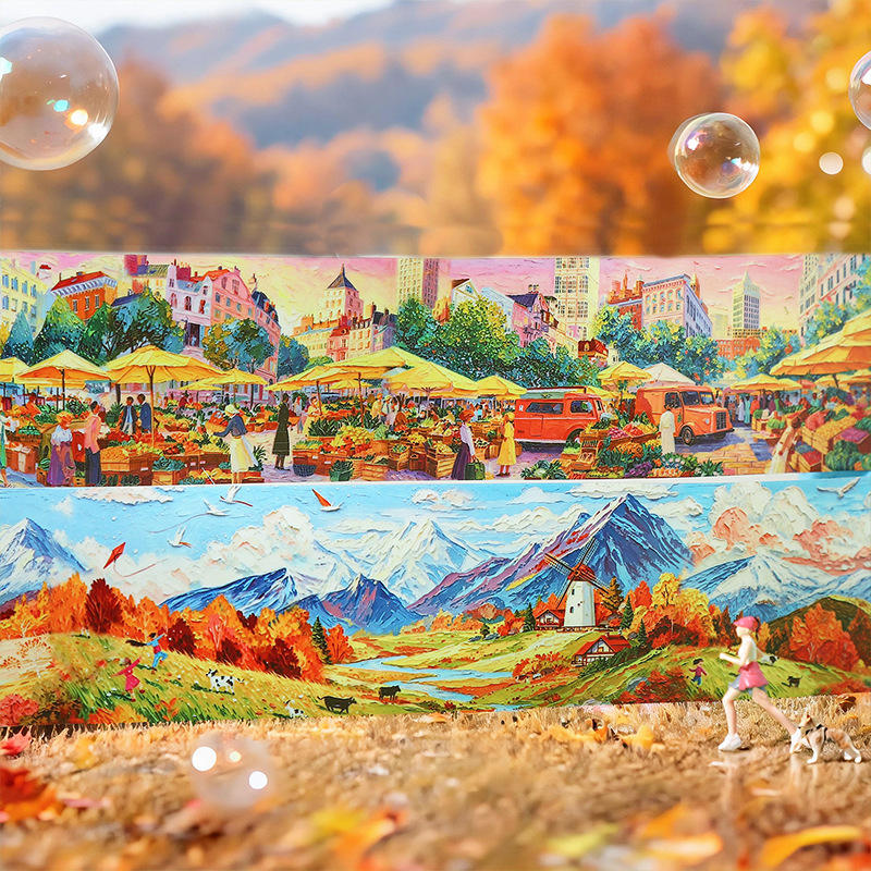 1 Roll Dream Manor Series Dreamy Castle Scenes Tape