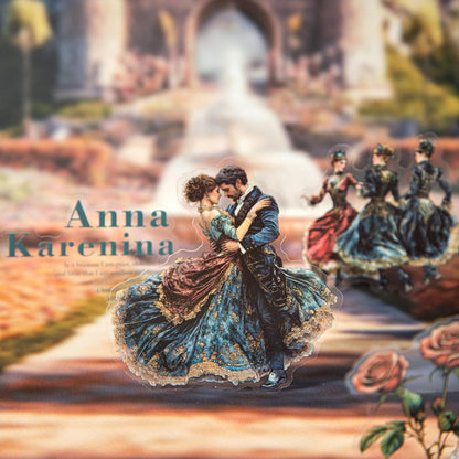 20 Pcs Literary Stories Series Classic Story Scenery Stickers for Journal