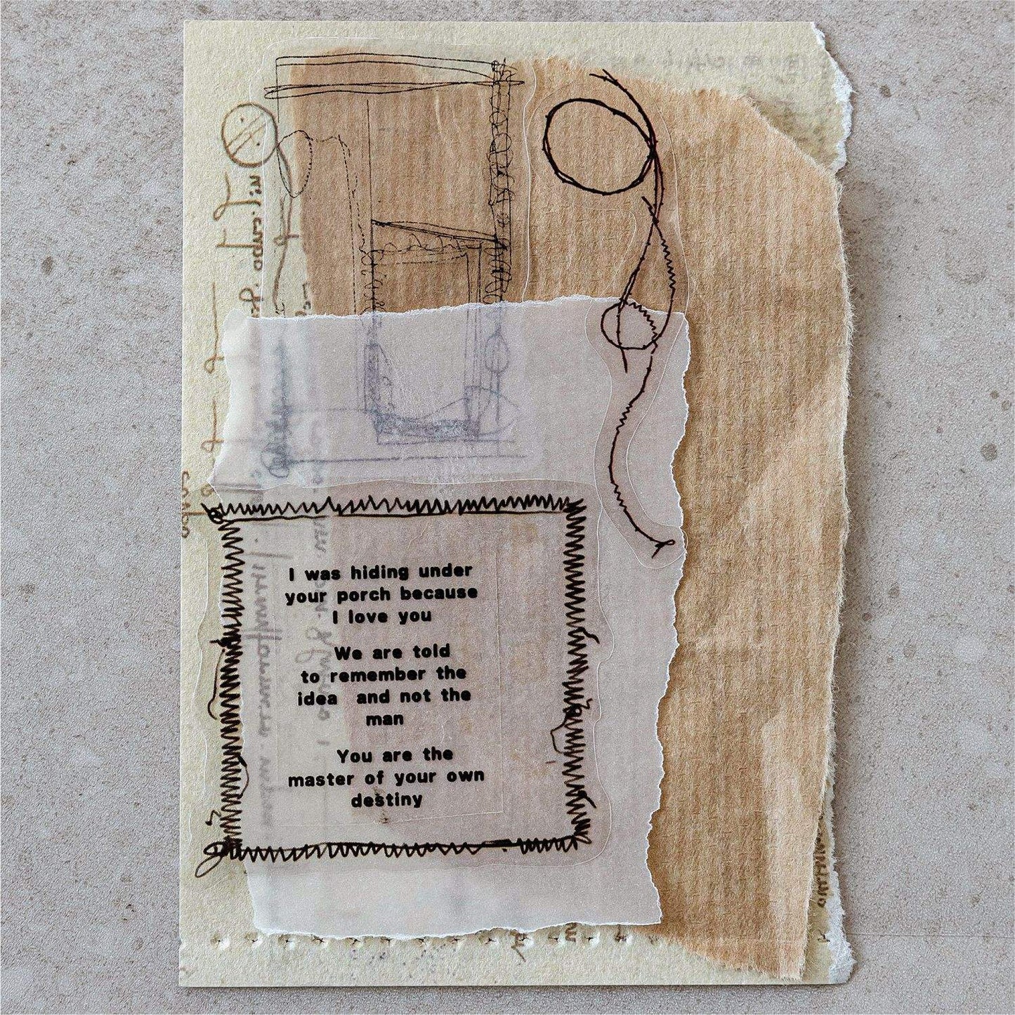 30 Pcs Sewing Studio Series Creative Sewing Thread Trace Scrapbooking Stickers