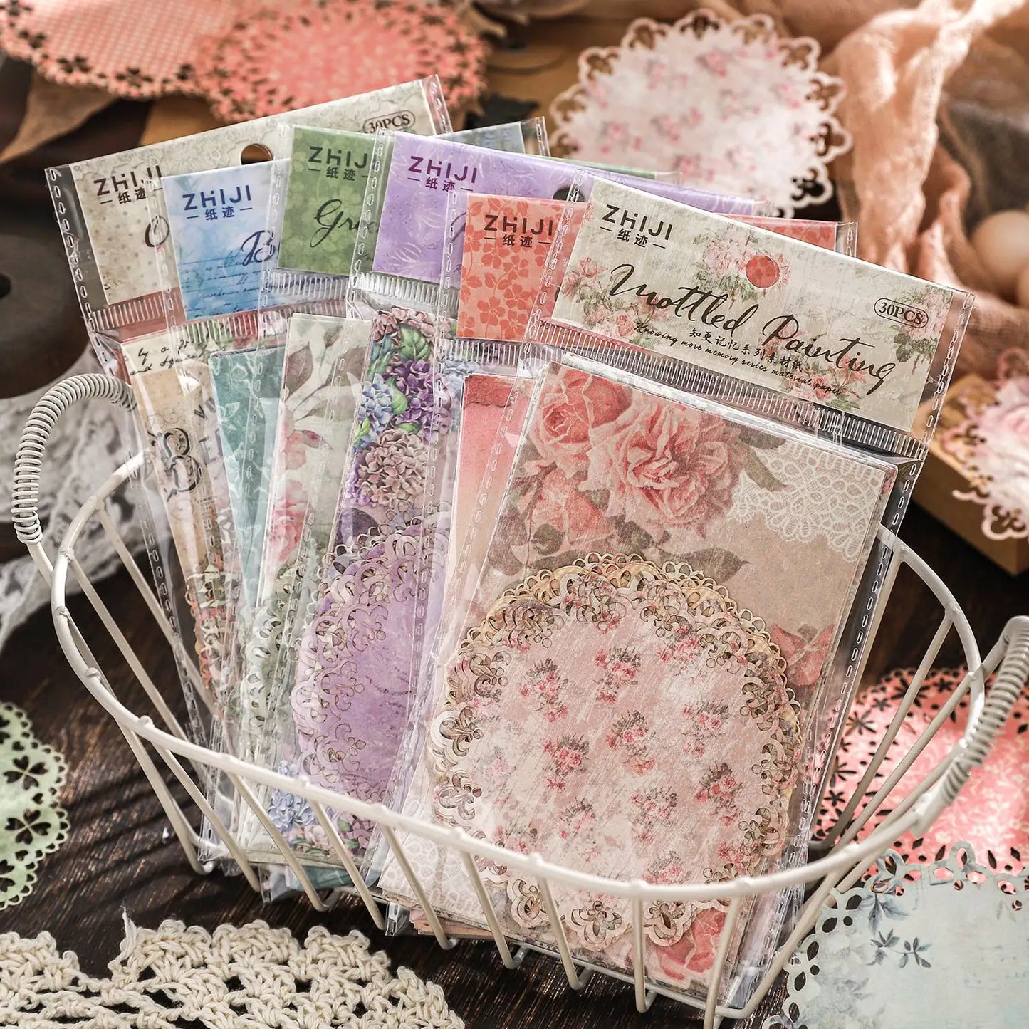 30pcs Know More Memory Series Material Paper pack