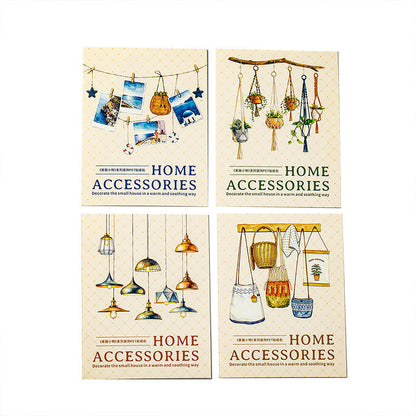 10 Pcs Home Decor Collection Home Elements Stickers