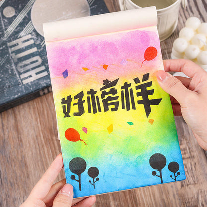 1 Wooden Handle Coloring Sponge Stamp removable sponge brush