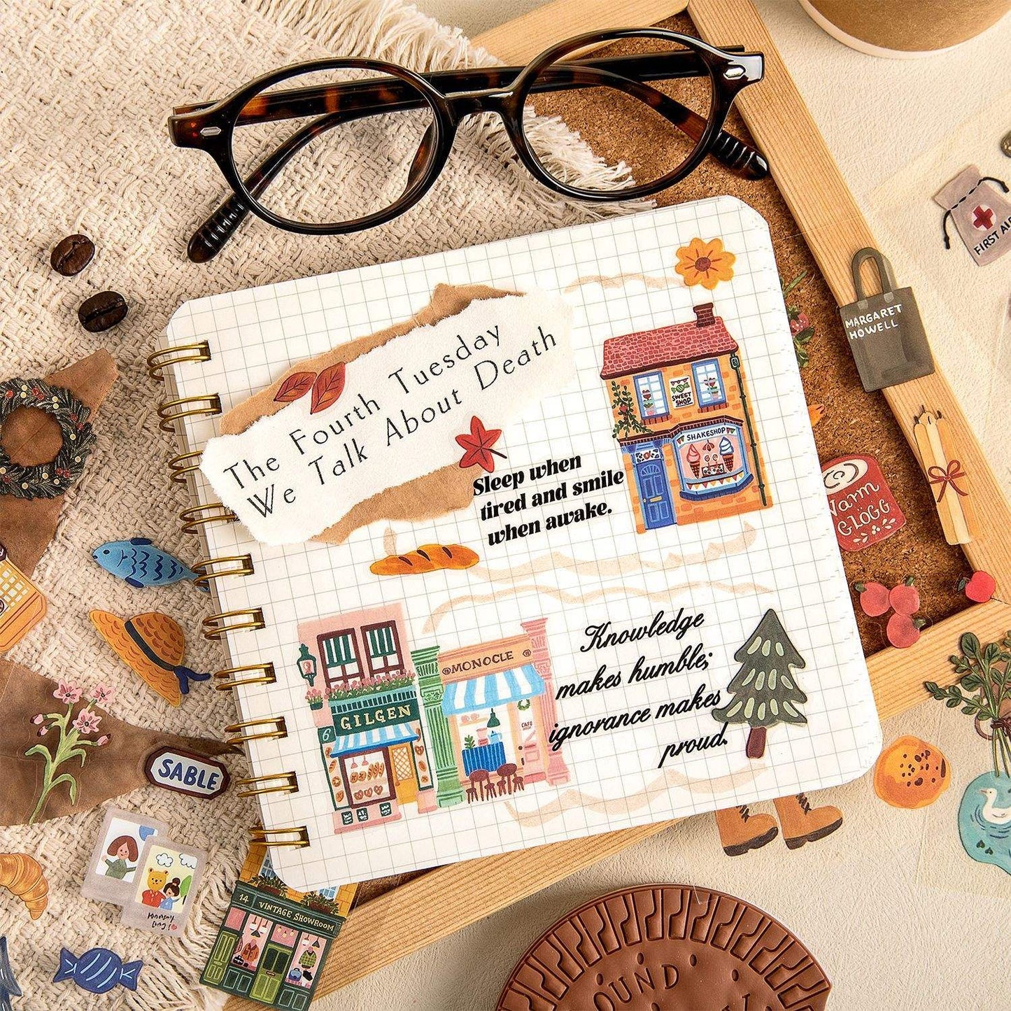20 Sheets Sweet Dreams Notebook Series Cute Planner Sticker Books