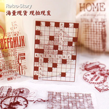 15 Pcs Scratchbook Series Base Layering Collage Decorative Stickers