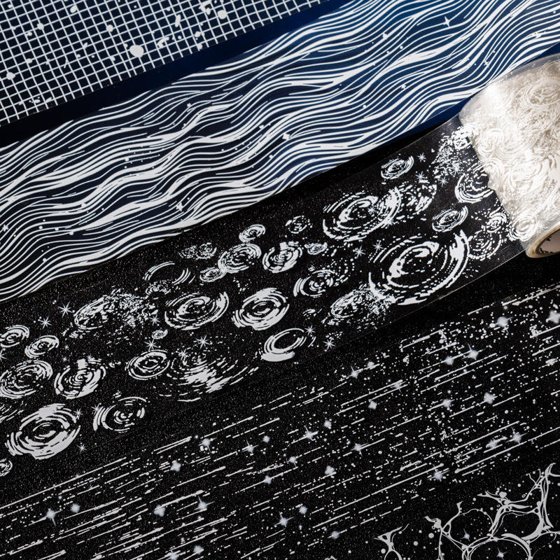 2M Roll Glow Dream Series Textured PET Tape for Journaling