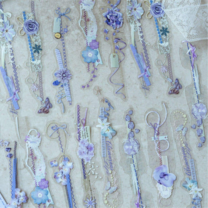 20pcs Paper Between the Handmade Room Series Collage Lace Decorative Stickers