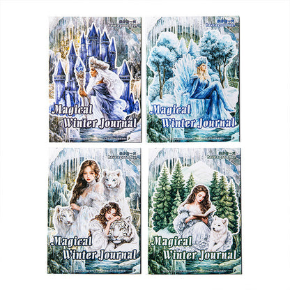 25 Pcs Enchanted Winter Series Winter themed Decorative Stickers