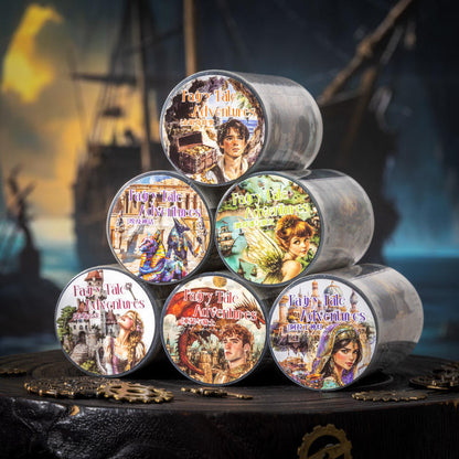 65mm*200cm A Fairy Tale Adventure Series Vintage Character Pet Tape