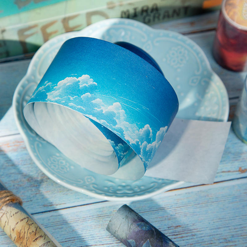 2M Roll Peeping Clouds Series Clouds Sky Theme Washi Tape