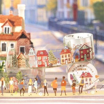 1 Roll Life Encounter Series people and houses PET Tape