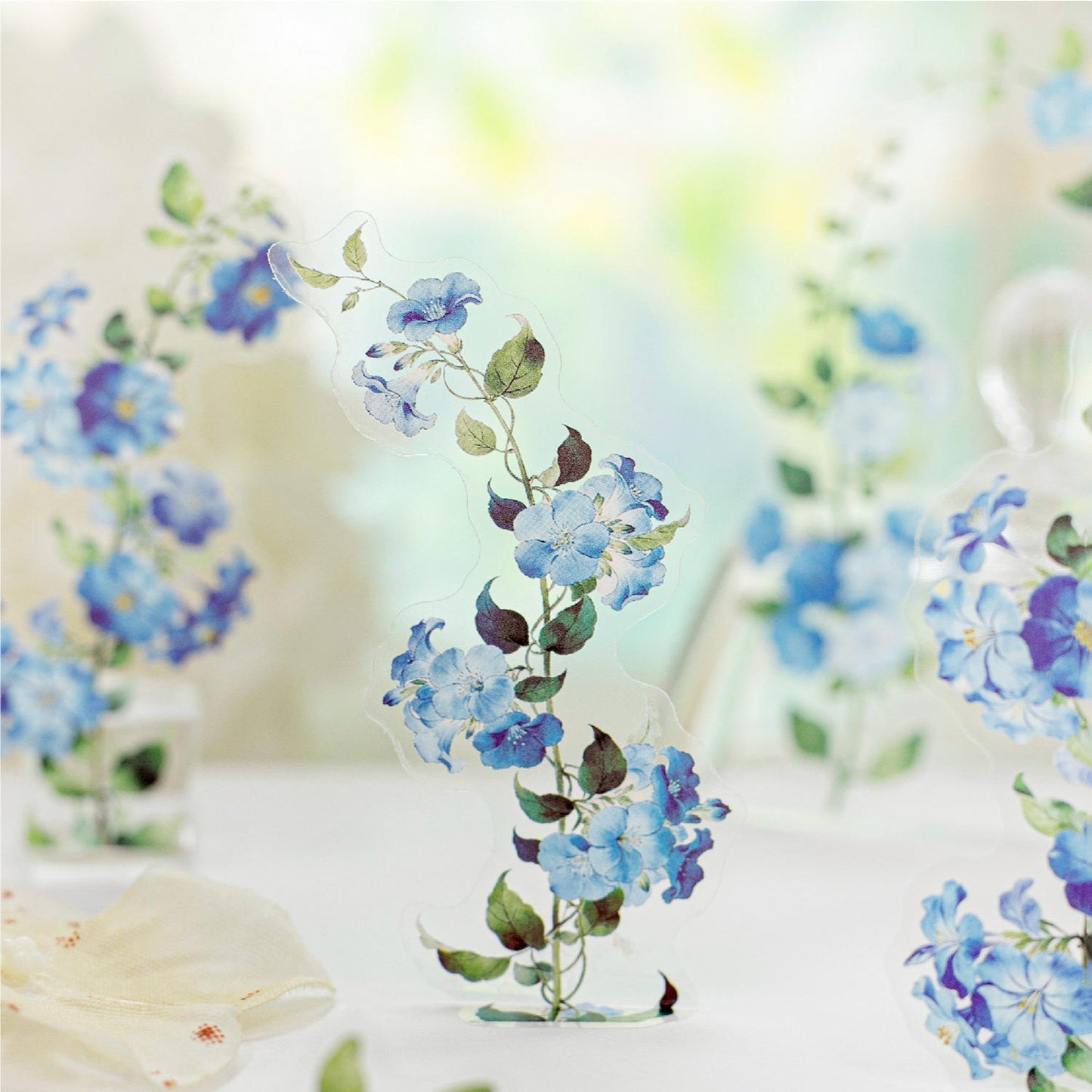 30 Pcs Flower Branch Sweet Dreams Series Flower Journaling Stickers