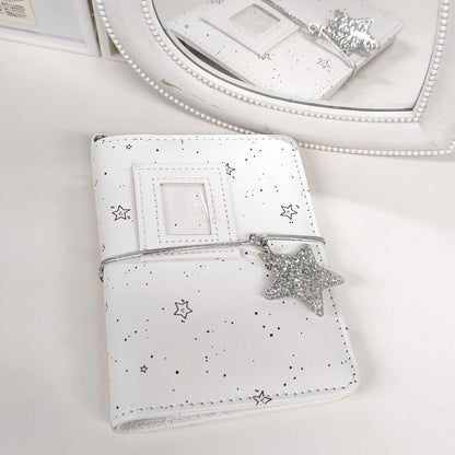 1 Pc White Star M5 Planner notebook perfect for daily journaling
